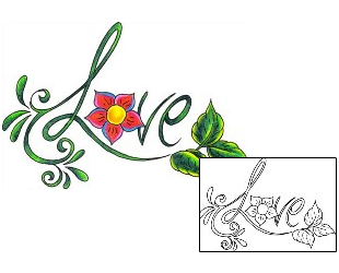 Love Tattoo For Women tattoo | DKF-00395
