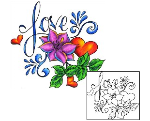 Love Tattoo For Women tattoo | DKF-00397