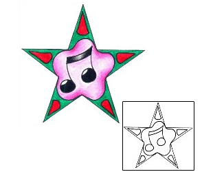 Star Tattoo Miscellaneous tattoo | DKF-00412