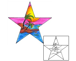 Star Tattoo Astronomy tattoo | DKF-00457