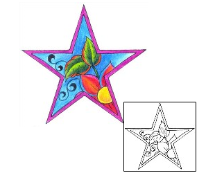 Star Tattoo Astronomy tattoo | DKF-00461