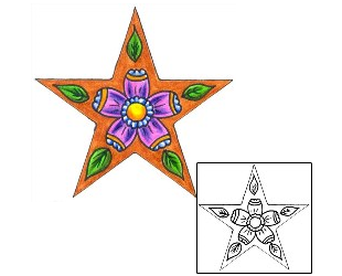 Star Tattoo Astronomy tattoo | DKF-00467