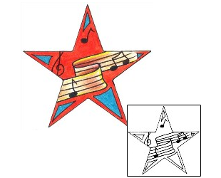 Star Tattoo Miscellaneous tattoo | DKF-00477