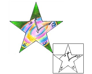 Star Tattoo Astronomy tattoo | DKF-00491