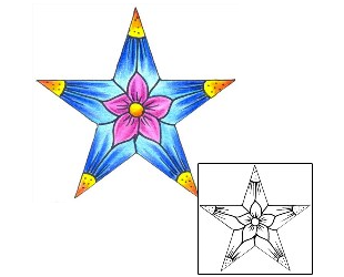 Star Tattoo Astronomy tattoo | DKF-00492