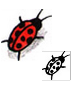 Ladybug Tattoo Insects tattoo | DMF-00015