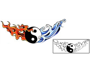 Yin Yang Tattoo Miscellaneous tattoo | DMF-00027