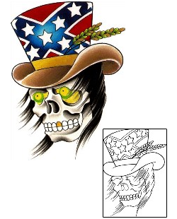 Skull Tattoo Horror tattoo | DMF-00066