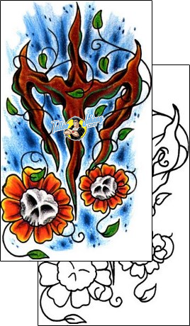 Skull Tattoo horror-skull-tattoos-dave-poole-dmf-00075