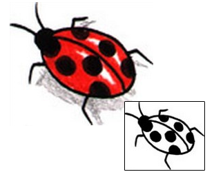 Ladybug Tattoo Insects tattoo | DMF-00081