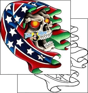 Skull Tattoo horror-skull-tattoos-dave-poole-dmf-00090