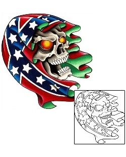 Skull Tattoo Horror tattoo | DMF-00090