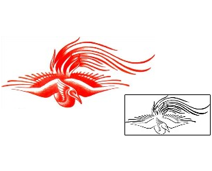 Phoenix Tattoo For Women tattoo | DOF-00042