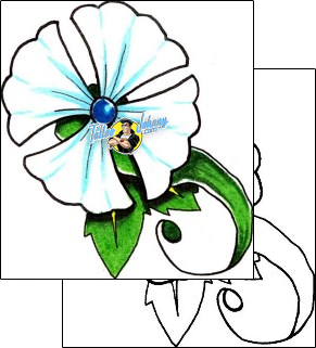 Flower Tattoo plant-life-flowers-tattoos-don-primo-dpf-00055
