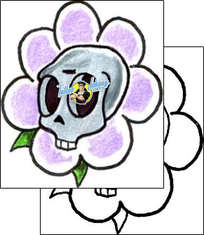 Skull Tattoo horror-skull-tattoos-don-primo-dpf-00062