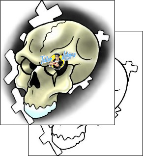 Skeleton Tattoo horror-skeleton-tattoos-don-primo-dpf-00130
