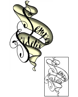 Banner Tattoo Miscellaneous tattoo | DPF-00149