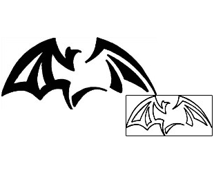 Bat Tattoo Tattoo Styles tattoo | DPF-00290