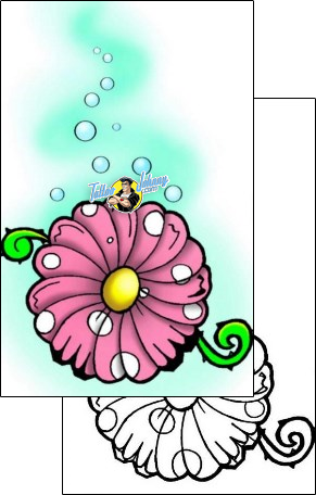 Flower Tattoo plant-life-flowers-tattoos-don-primo-dpf-00331