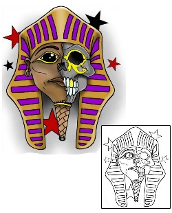 King Tut Tattoo Ethnic tattoo | DPF-00354