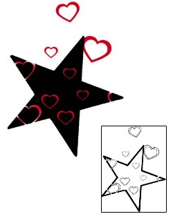 Star Tattoo Astronomy tattoo | DPF-00373