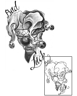 Joker - Jester Tattoo Mythology tattoo | DPF-00459