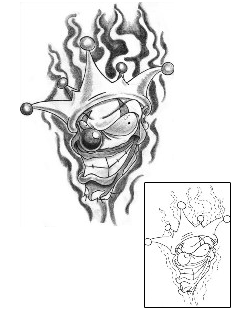 Joker - Jester Tattoo Mythology tattoo | DPF-00480