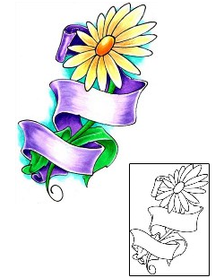 Banner Tattoo Plant Life tattoo | DPF-00503