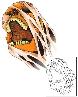 Skull Tattoo Horror tattoo | DPF-00510