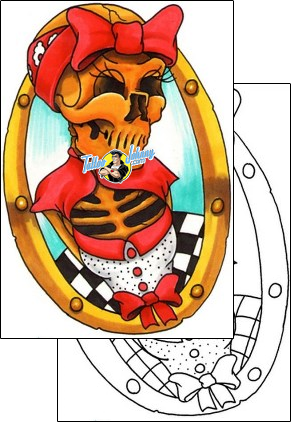 Skull Tattoo horror-skull-tattoos-don-primo-dpf-00517
