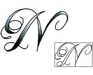 Lettering Tattoo DQF-00043