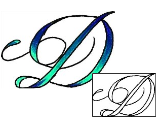 Lettering Tattoo DQF-00053