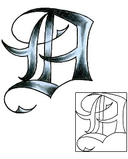 Lettering Tattoo DQF-00110