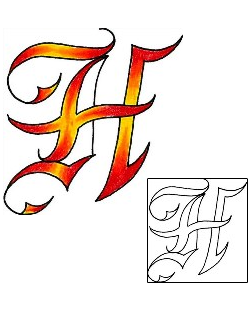 Lettering Tattoo DQF-00114