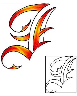 Lettering Tattoo DQF-00115