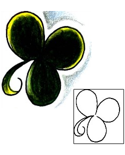 Clover Tattoo Plant Life tattoo | DQF-00143