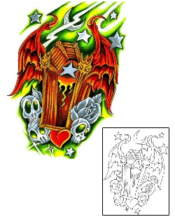 Coffin Tattoo Open Coffin Tattoo