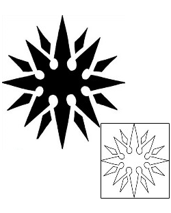 Sun Tattoo Religious & Spiritual tattoo | DSF-00159