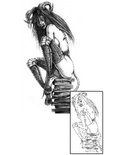 Devil - Demon Tattoo Horror tattoo | DUF-00011