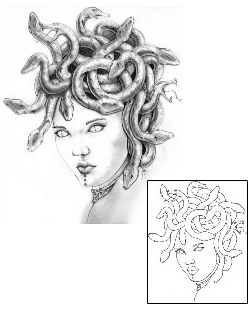 Medusa Tattoo For Men tattoo | DUF-00031