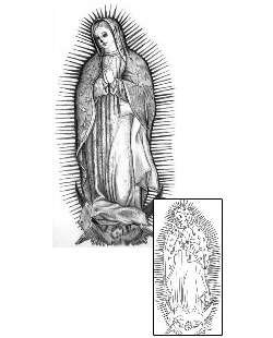 Mary Tattoo Religious & Spiritual tattoo | DUF-00050