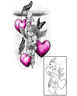Angel Tattoo Religious & Spiritual tattoo | DVF-00012