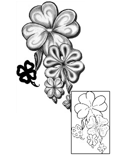 Clover Tattoo Plant Life tattoo | DVF-00017