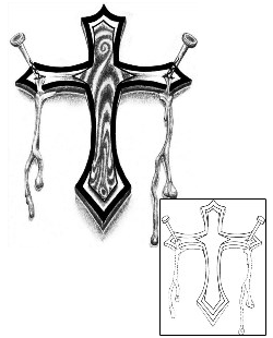 Iron Nail Tattoo Religious & Spiritual tattoo | DVF-00071