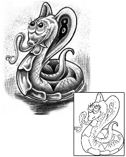 Snake Tattoo Reptiles & Amphibians tattoo | DVF-00081