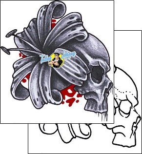 Skull Tattoo horror-skull-tattoos-dave-knapp-dvf-00087