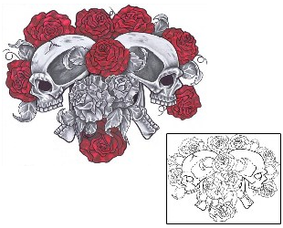 Rose Tattoo Plant Life tattoo | DVF-00096
