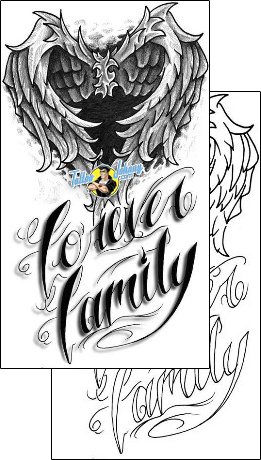 Wings Tattoo lettering-tattoos-dave-knapp-dvf-00123