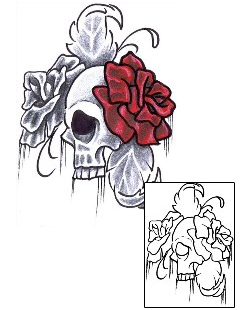 Rose Tattoo Plant Life tattoo | DVF-00137