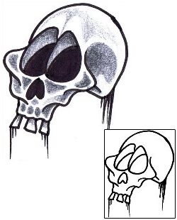 Skull Tattoo Horror tattoo | DVF-00157